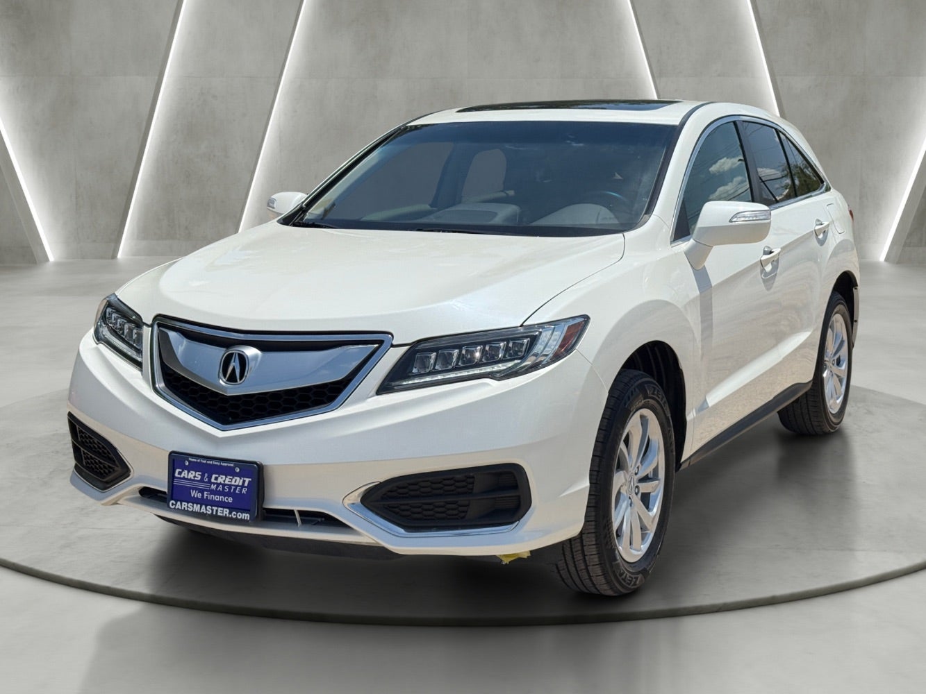 2017 Acura RDX w/Technology Package | w/Technology & AcuraWatch Plus Packages in White — front three-quarter view